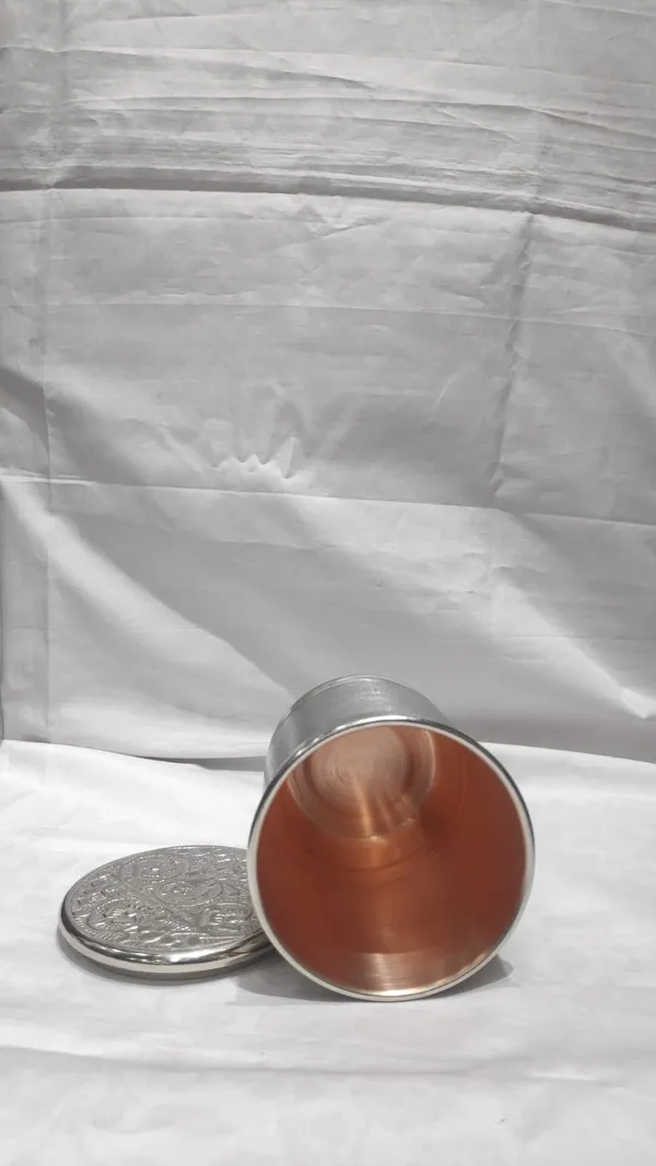 Pure_copper_kulhad_with_coaster_nickel_finish