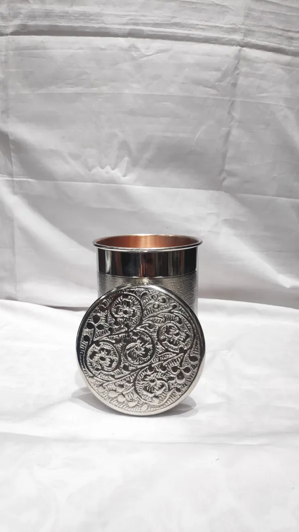 Pure_copper_kulhad_with_coaster_nickel_finish