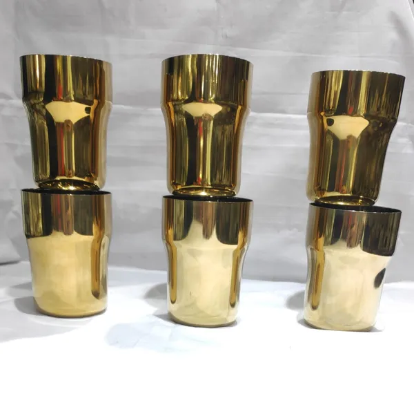 PVD_Gold_SS_Modern_Plain_Finish_Tumbler_6pc_Set