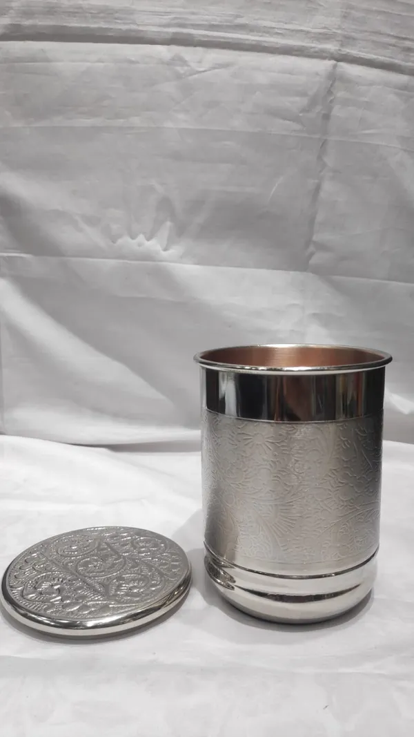 Pure_copper_kulhad_with_coaster_nickel_finish