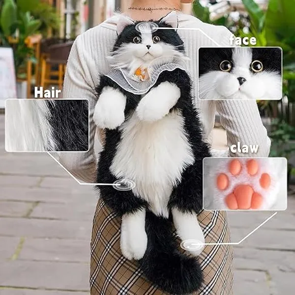 Black_And_White_Plush_Cat_Backpack_for_Kids