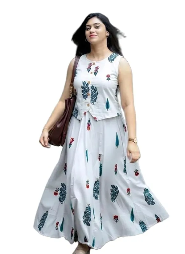 White_Floral_Print_Sleeveless_Maxi_Dress_for_Women