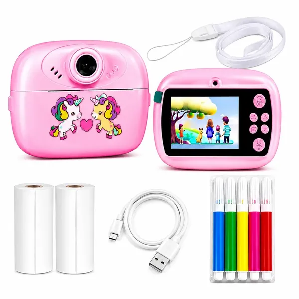 Pink_Kids_Instant_Print_Digital_Camera