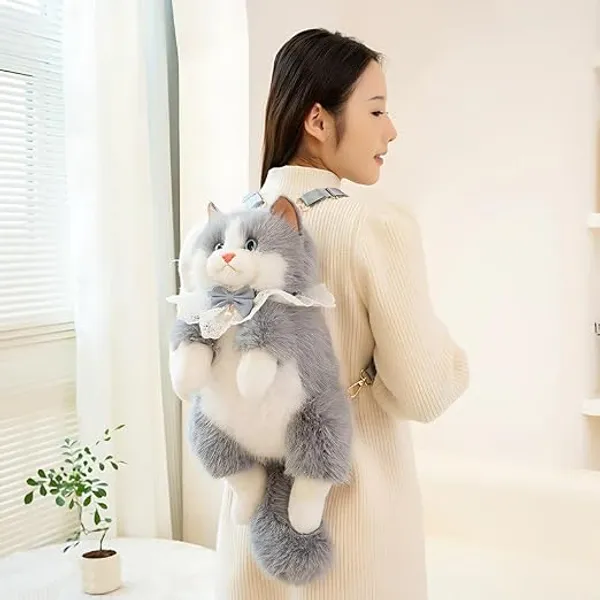 Grey_Plush_Cat_Backpack_for_Women