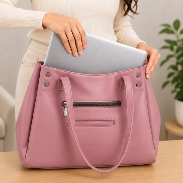 Pink_Tote_Handbag_For_Women