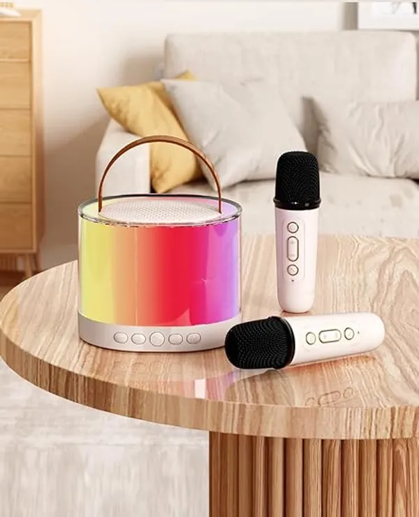 RGB_Bluetooth_Speaker_With_Wireless_Microphone