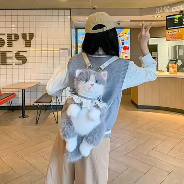 Grey_Plush_Cat_Backpack_for_Women