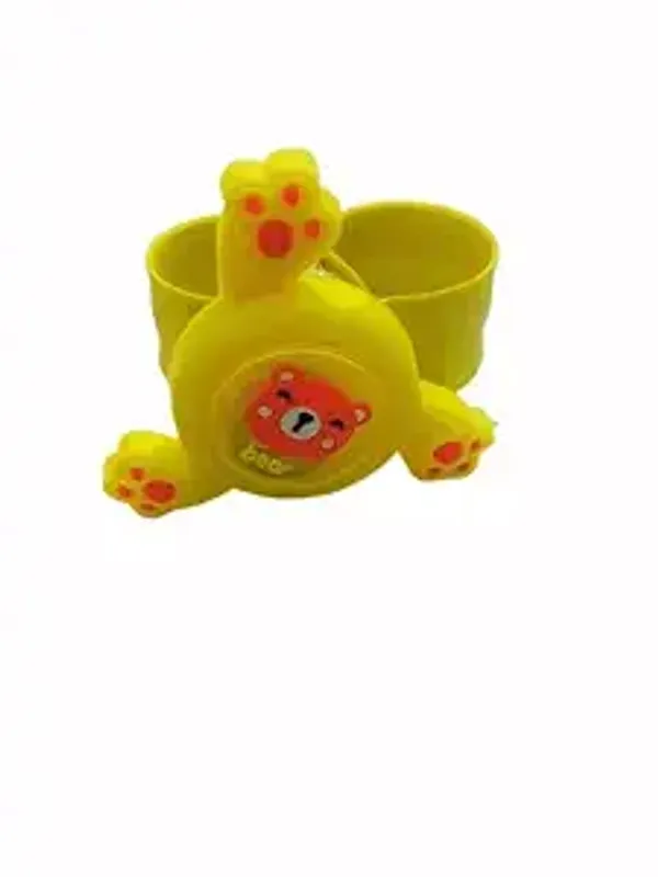Kids_Wrist_Band_With_Rotating_Flashing_Light_Bear_Design_Yellow