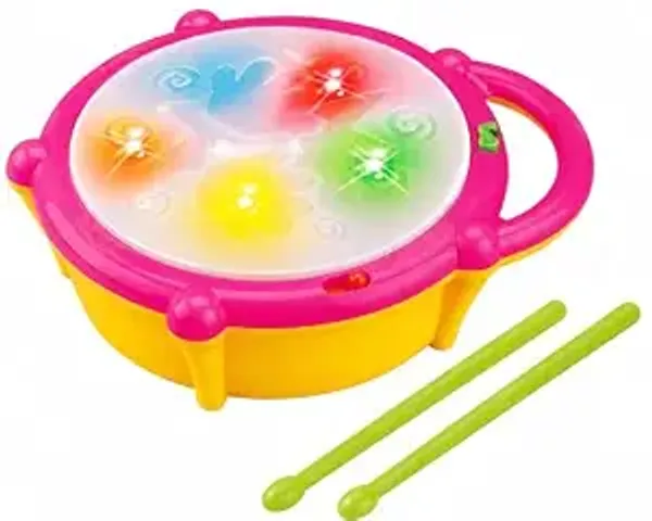 Flash_Drum_Musical_Toy_For_Kids_Light_Up_Drum_With_Drumsticks_Colourful_Butterfly_Design