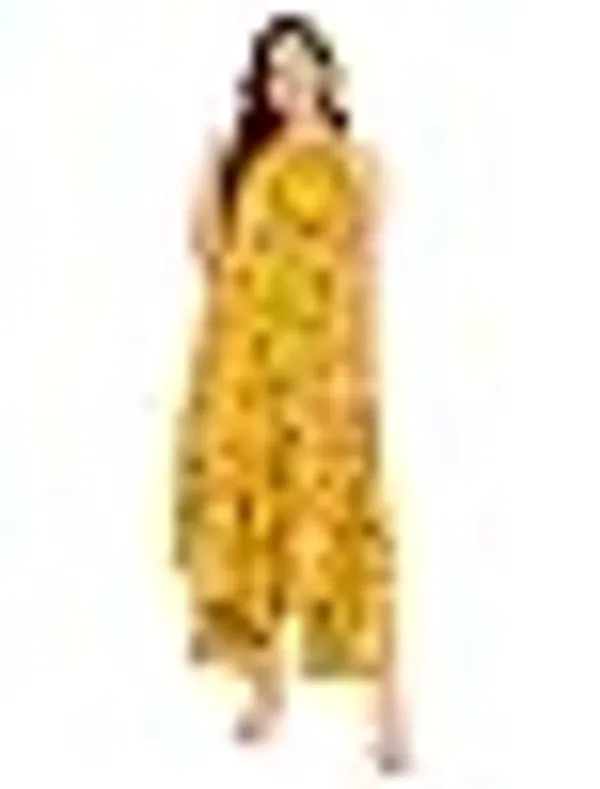 Premium_Cotton_Floral_Print_Halter_Neck_A_Line_Kurta_With_Palazzo_Set_For_Women