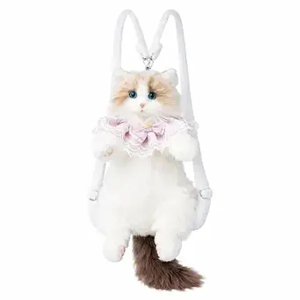 Qwiklick_Cute_Plush_Cat_Backpack_For_Girls_Women