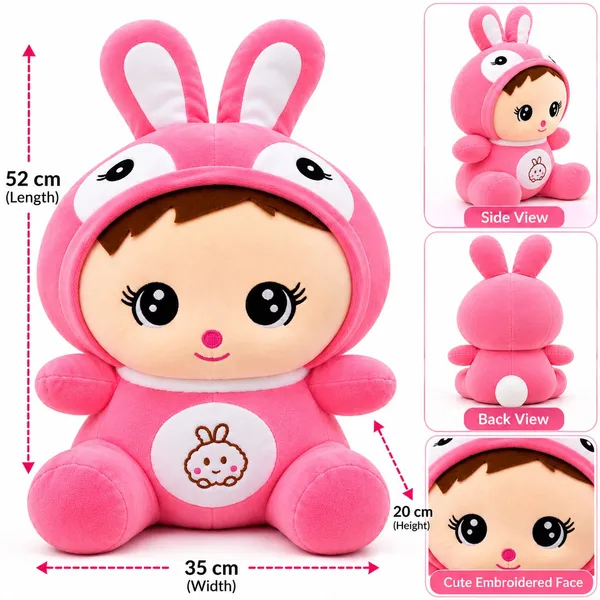 Cute_Pink_Masa_Bear_Hooded_Cartoon_Doll_Plush_Toy