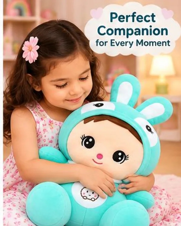 Cute_Turquoise_Masa_Bear_Hooded_Cartoon_Doll_Plush_Toy