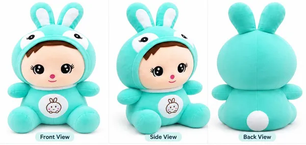 Cute_Turquoise_Masa_Bear_Hooded_Cartoon_Doll_Plush_Toy