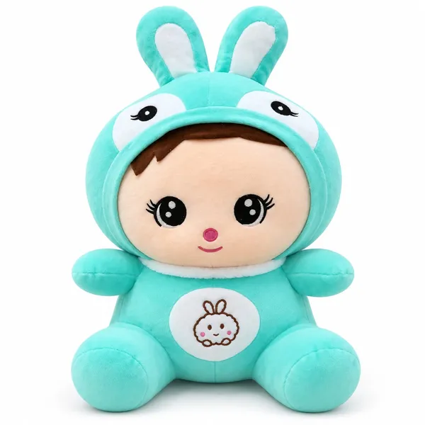 Cute_Turquoise_Masa_Bear_Hooded_Cartoon_Doll_Plush_Toy
