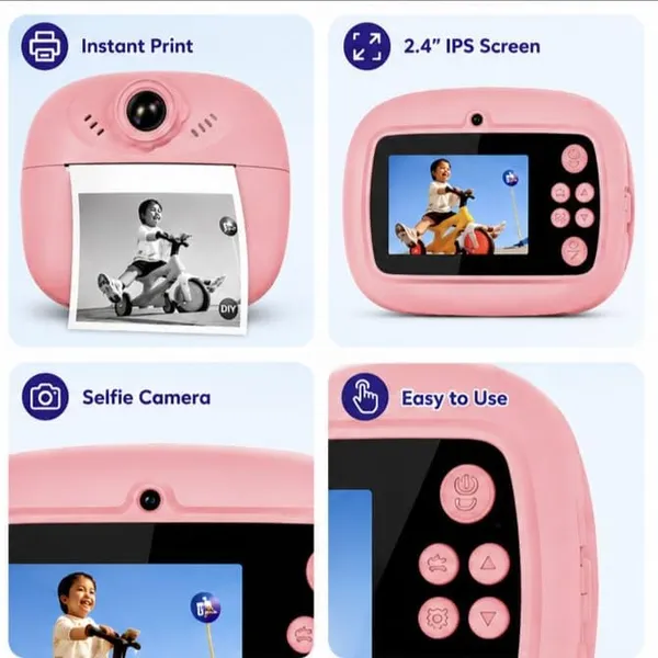 Pink_Kids_Instant_Print_Digital_Camera