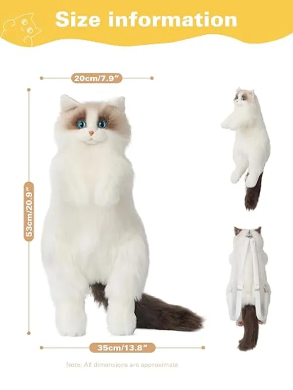 White_Plush_Cat_Backpack_for_Kids