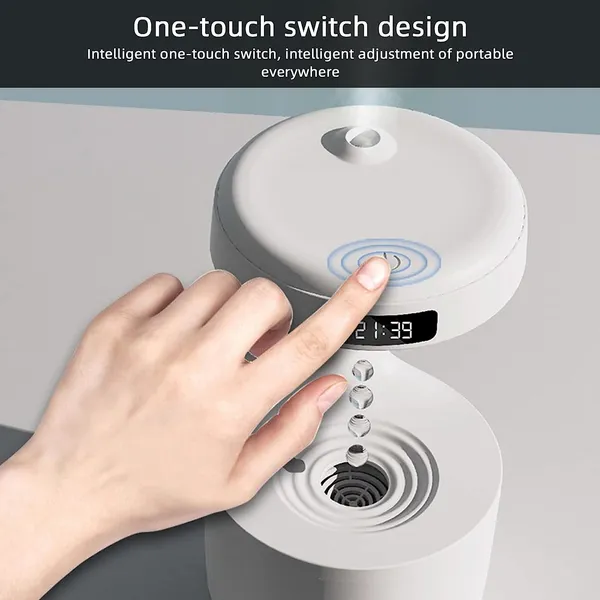 White_USB_Mist_Humidifier_With_Digital_Clock