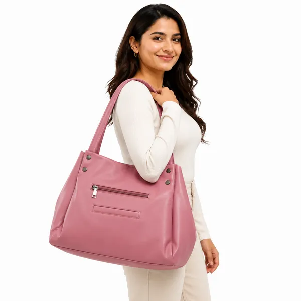 Pink_Tote_Handbag_For_Women