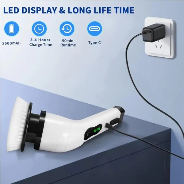Electric_Spin_Cleaning_Scrubber_With_Multiple_Brush_Heads