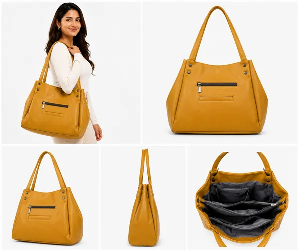 Yellow_Faux_Leather_Tote_Handbag_for_Women