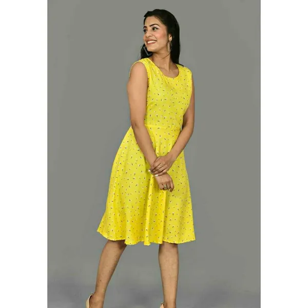 Yellow_Printed_Fit_And_Flare_Dress_for_Women