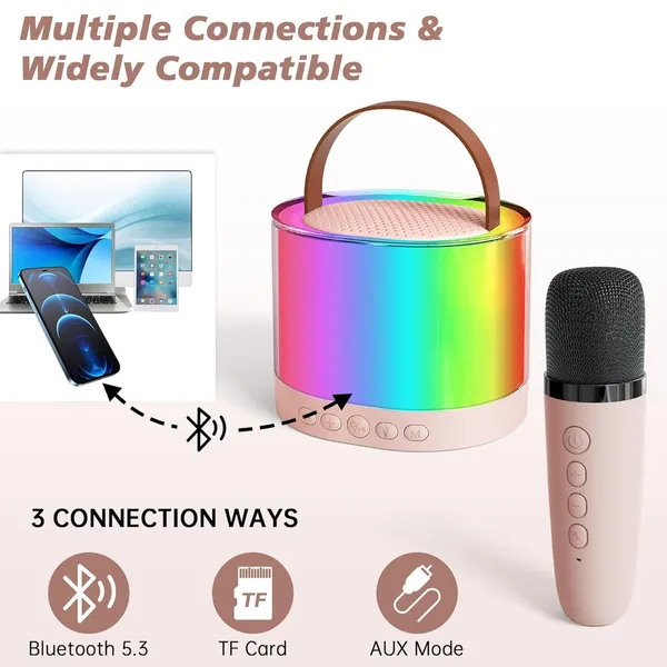 RGB_Bluetooth_Speaker_With_Wireless_Microphone