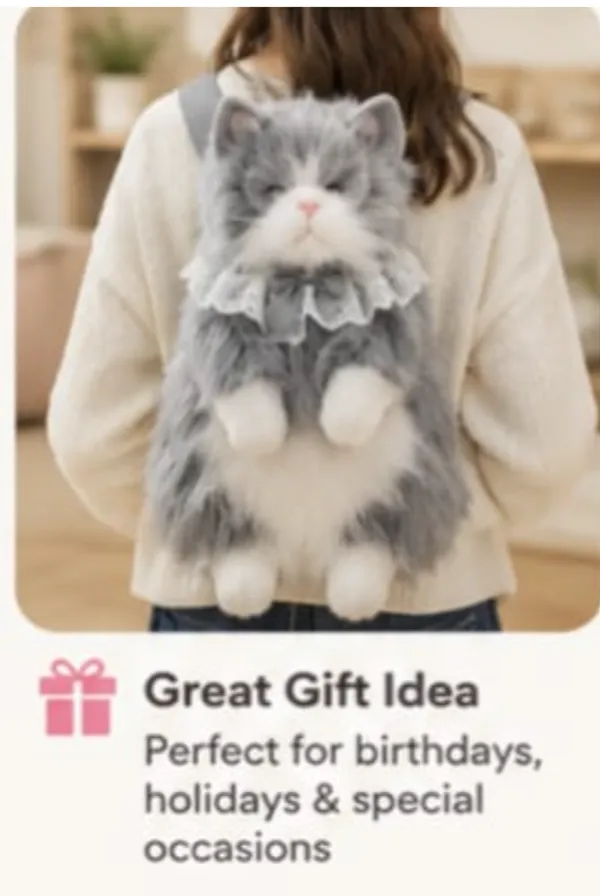 Grey_Plush_Cat_Backpack_for_Women