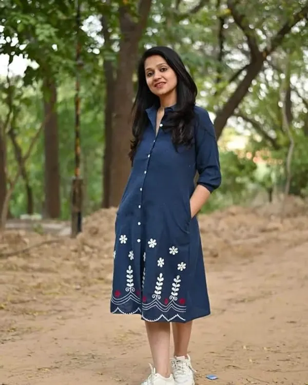 Navy_Blue_Casual_Shirt_Dress_for_Women