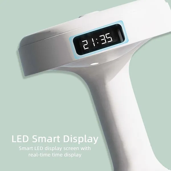 White_USB_Mist_Humidifier_With_Digital_Clock