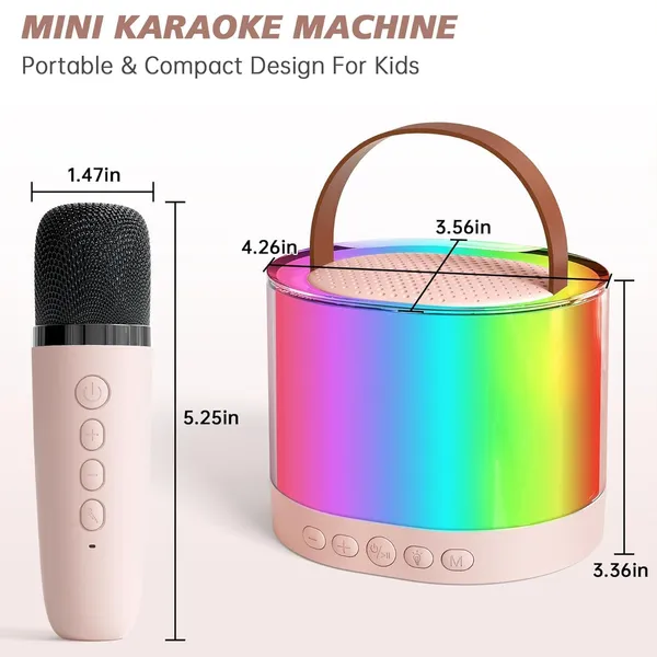 RGB_Bluetooth_Speaker_With_Wireless_Microphone