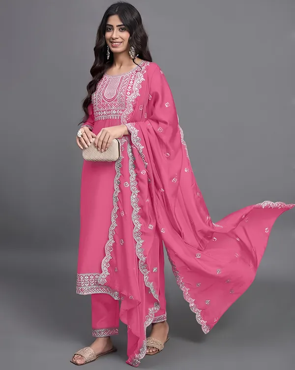 Pink_Rayon_Straight_Kurta_Set_With_Dupatta_For_Women