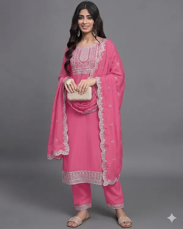 Pink_Rayon_Straight_Kurta_Set_With_Dupatta_For_Women