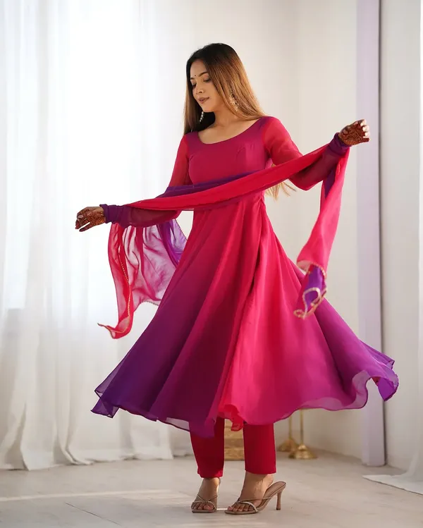 Pink_Purple_Georgette_Flared_Anarkali_Suit_Set_For_Women