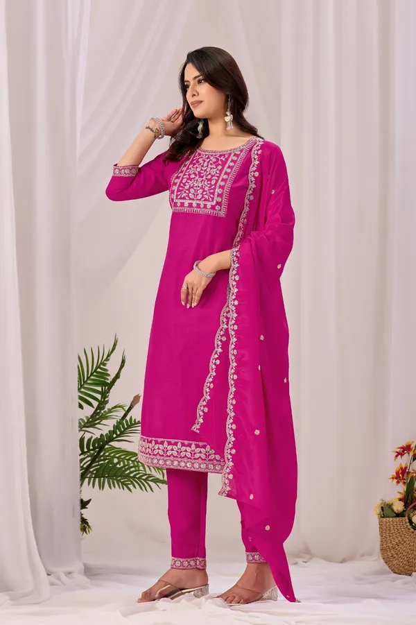Pink_Rayon_Straight_Kurta_Set_For_Women