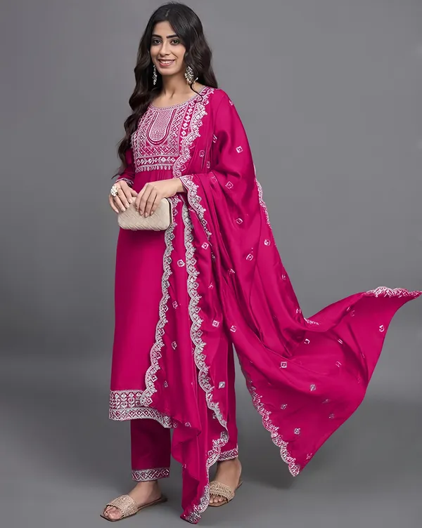 Pink_Rayon_Embroidered_Ethnic_Kurta_Set_For_Women