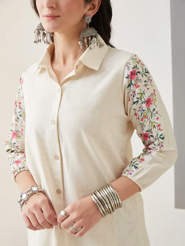 Cream_Cotton_Relaxed_Co_Ord_Set_For_Women