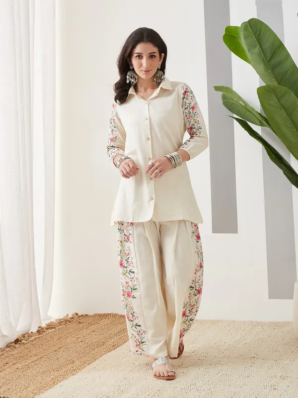 Cream_Cotton_Relaxed_Co_Ord_Set_For_Women