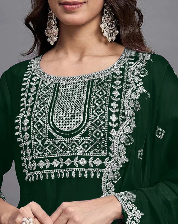 Green_Rayon_Straight_Embroidered_Kurta_For_Women