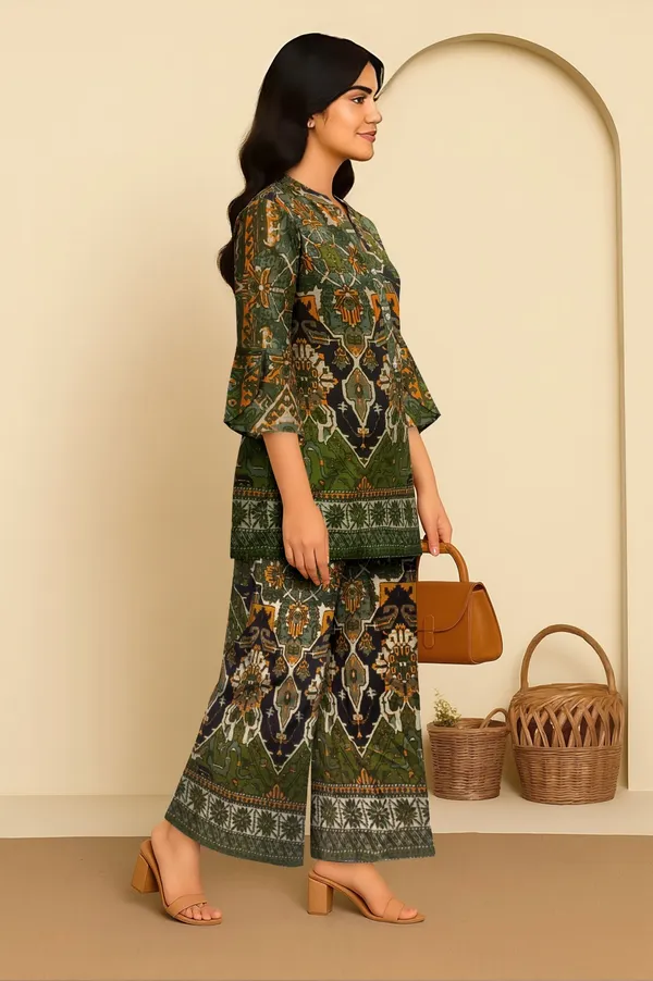 Green_Rayon_Relaxed_Fit_Kurta_Palazzo_Set_For_Women
