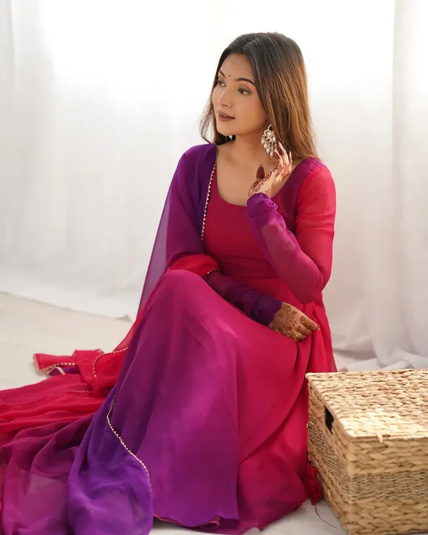 Pink_Purple_Georgette_Flared_Anarkali_Suit_Set_For_Women