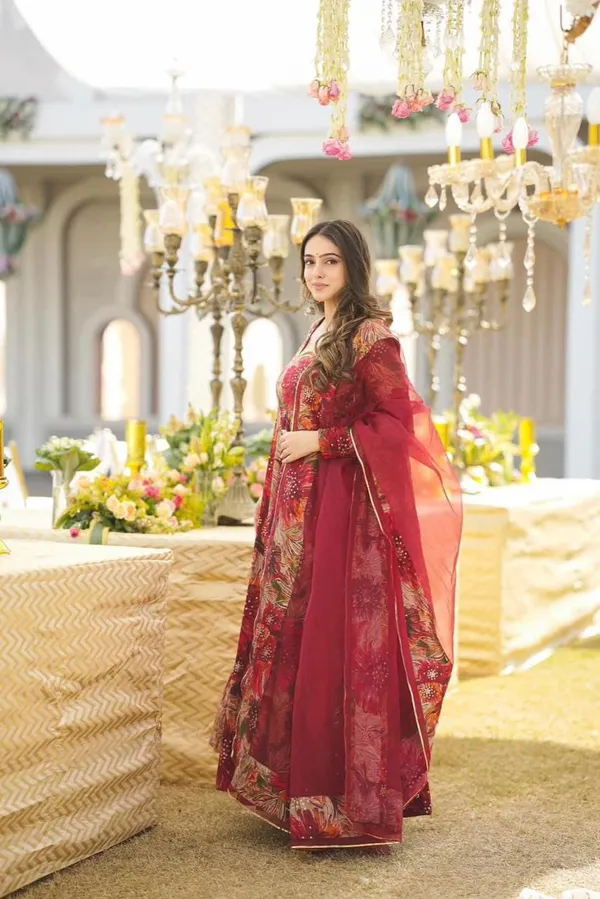 Red_Rayon_Flared_Floral_Print_Anarkali_Suit_For_Women