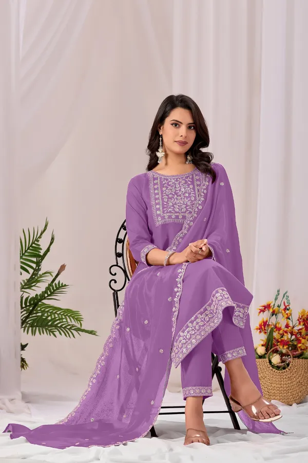Purple_Rayon_Straight_Kurta_Set_For_Women