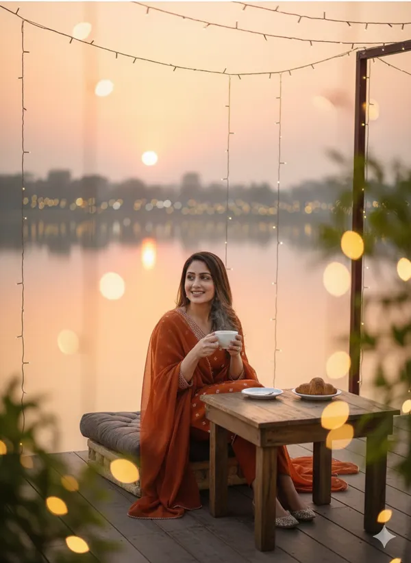 Rust_Rayon_Straight_Kurta_Set_With_Dupatta_For_Women
