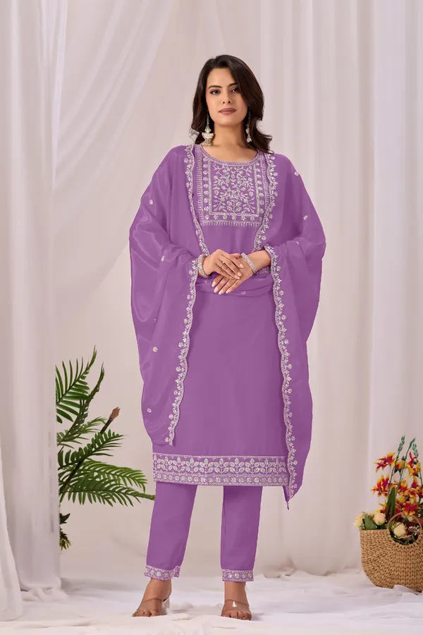 Purple_Rayon_Straight_Kurta_Set_For_Women