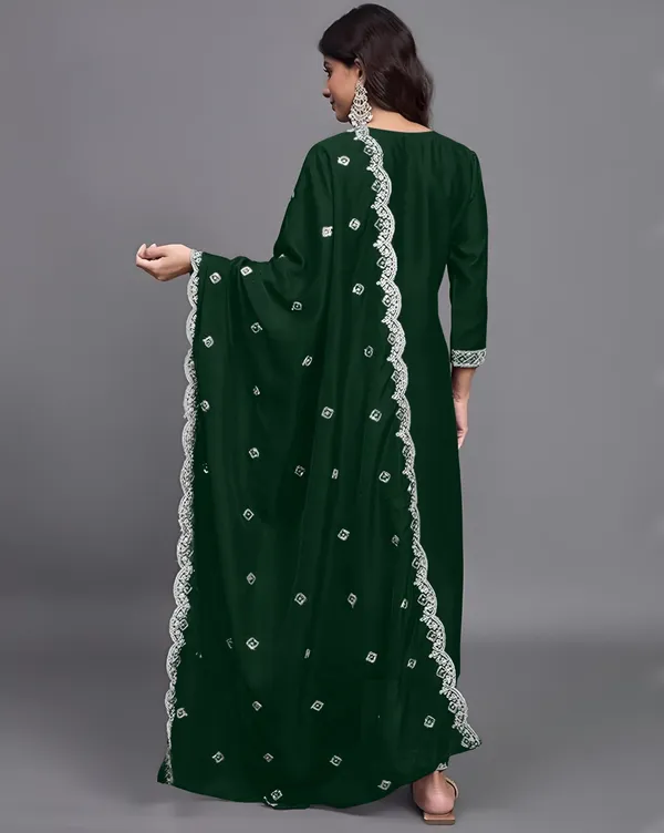 Green_Rayon_Straight_Embroidered_Kurta_For_Women