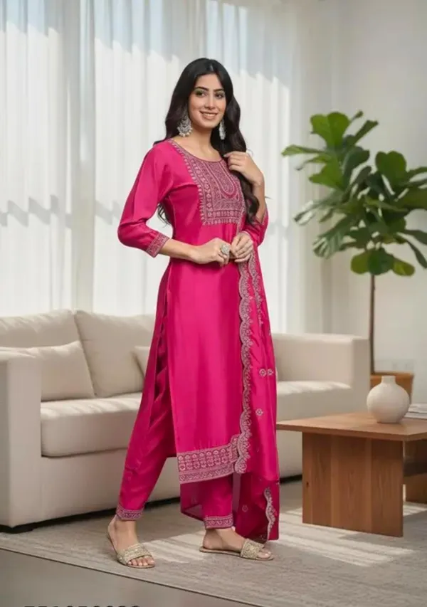 Pink_Rayon_Flared_Embroidered_Anarkali_Suit_Set_For_Women