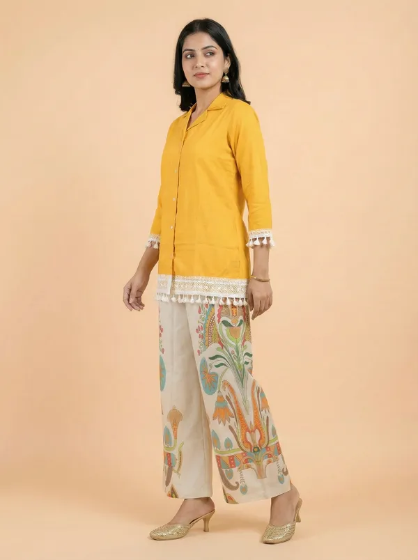 Yellow_Rayon_Straight_Co-ord_Set_For_Women