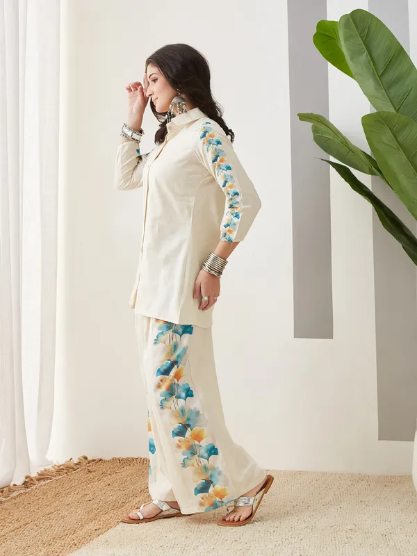 Cream_Cotton_Straight_Co-ord_Set_For_Women
