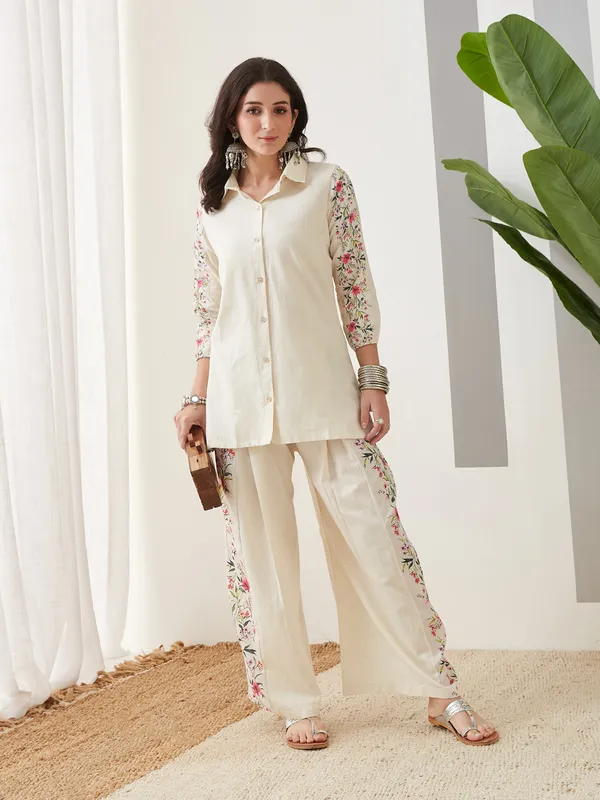 Cream_Cotton_Relaxed_Co_Ord_Set_For_Women